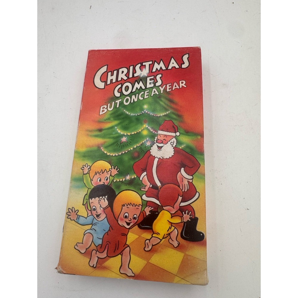 "Christmas Comes But Once A Year" Used VHS Visions of Christmas VTG RARE!
